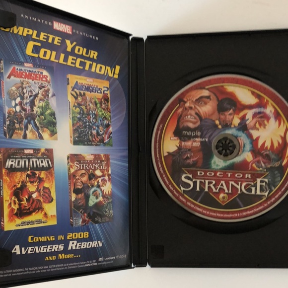 10/$20💙DVD - Doctor Strange - Animated Marvel Features - Picture 2 of 3